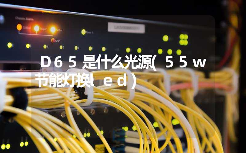 D65是什么光源(55w节能灯换led)