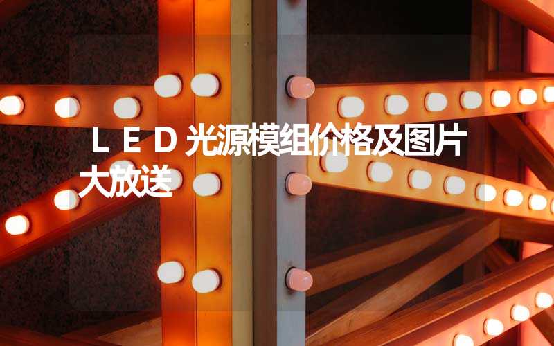 LED光源模组价格及图片大放送