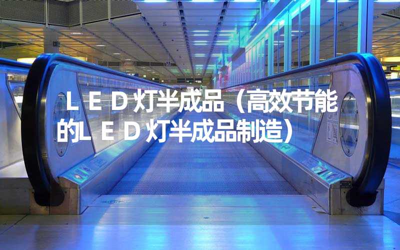 LED灯半成品（高效节能的LED灯半成品制造）