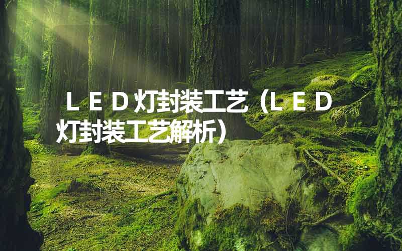 LED灯封装工艺（LED灯封装工艺解析）