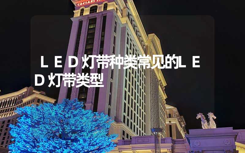 LED灯带种类常见的LED灯带类型