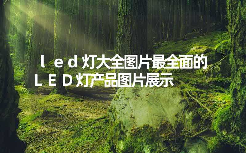 led灯大全图片最全面的LED灯产品图片展示