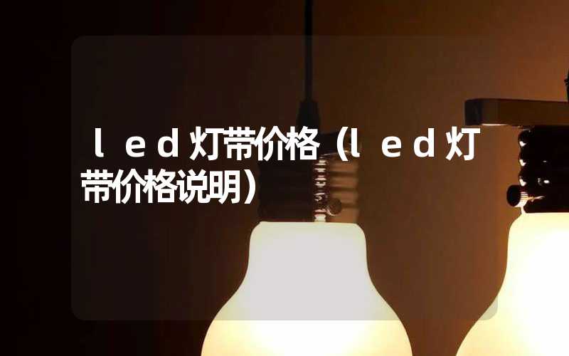 led灯带价格（led灯带价格说明）