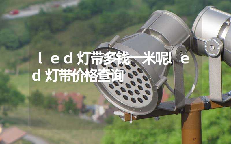 led灯带多钱一米呢led灯带价格查询